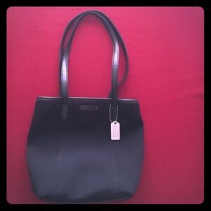 Coach Small Elegant Black Tote Bag